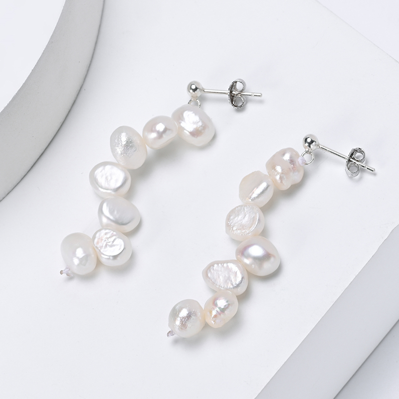 Freshwater Line - HENGSHENG 5-6mm perle blanche d'eau douce